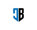 JB Letter Logo Design Creative Modern Royalty Free Stock Photo