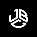 JBC letter logo design on white background. JBC creative initials letter logo concept. JBC letter design Royalty Free Stock Photo