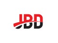 JBD Letter Initial Logo Design Vector Illustration Royalty Free Stock Photo