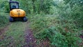 JCB Digger In Forest Royalty Free Stock Photo