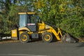 JCB Digger side view Royalty Free Stock Photo