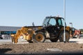 JCB Industrial machinery parked on construction site