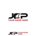 JCP letter for construction building logo Royalty Free Stock Photo