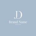 JD logo elegance skyblue