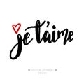 Je taime I love you in french