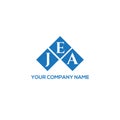 JEA letter logo design on BLACK background. JEA creative initials letter logo concept. JEA letter design Royalty Free Stock Photo