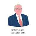 Jean-Claude Juncker portrait illustration