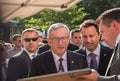 Jean-Claude Juncker and Xavier Bettel