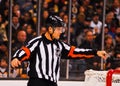 Jean Hebert NHL Referee Royalty Free Stock Photo