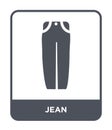 jean icon in trendy design style. jean icon isolated on white background. jean vector icon simple and modern flat symbol for web Royalty Free Stock Photo