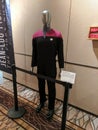 Jean-Luc Picard later series costume in exhibit at Star Trek Convention