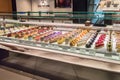 Jean Philippe Patisserie desserts on display in the Aria Resort & Casino in Las Vegas, Nevada, USA
