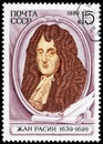 Jean Racine Stamp Royalty Free Stock Photo