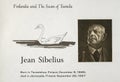 Finnish composer Jean Sibelius