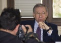 Jean todt portrait interview Royalty Free Stock Photo