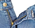 Jean zipper 3 Royalty Free Stock Photo