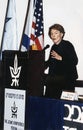 Jeane Kirkpatrick Lectures at Tel Aviv University in 1987