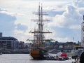 Jeanie Johnston Famine ship in Dublin, Ireland Royalty Free Stock Photo