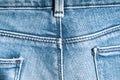 Jeans back Royalty Free Stock Photo