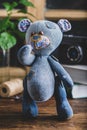 Jeans Bear Toy Royalty Free Stock Photo