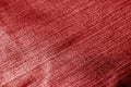 Jeans cloth pattern with blur effect in red tone. Royalty Free Stock Photo