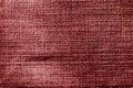 Jeans cloth pattern in red tone. Royalty Free Stock Photo