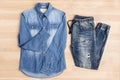 Jeans denim fashion casual clothing