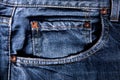 Jeans detail Royalty Free Stock Photo