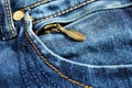 Jeans detail close-up