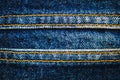 Jeans, fabric, denim indigo Royalty Free Stock Photo