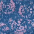 Jeans fashion background. Denim blue and pink tie dye grunge textured seamless pattern Royalty Free Stock Photo