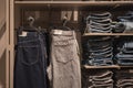 Jeans in H&M store