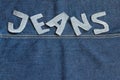 Jeans letter.