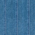 Jeans patchwork fashion background. Denim blue grunge textured seamless pattern Royalty Free Stock Photo