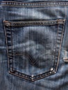Jeans pocket Royalty Free Stock Photo
