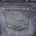 Jeans Pocket Royalty Free Stock Photo