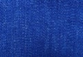 Blue denim jeans texture closeup, can be used as background Royalty Free Stock Photo