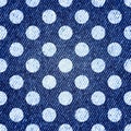 Jeans retro seamless polka-dot background. Vector Royalty Free Stock Photo