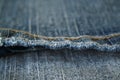 Jeans. The seam. The background. Royalty Free Stock Photo