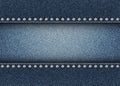 Jeans stripe with spangles Royalty Free Stock Photo