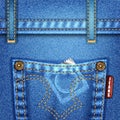 Jeans Texture Royalty Free Stock Photo