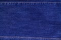 Jeans texture with seams texture Royalty Free Stock Photo