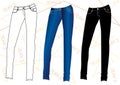 Jeans for young women Royalty Free Stock Photo