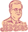 Jeb Bush 2016 President Cartoon