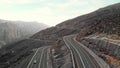 Jebel Jais road in UAE