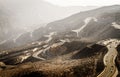 Jebel Jais road in UAE Royalty Free Stock Photo