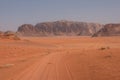 Jebel Rum mountain. Wadi Rum desert, Jordan