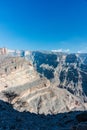 Jebel Shams, Balcony Walk trial, Oman, Ad Dakhiliyah Governorate, Al Hajar Mountains Royalty Free Stock Photo