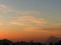 Sunset in the Jebel Shams mountain, Oman