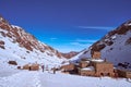 Jebel Toubkal mountain refuges in Morocco